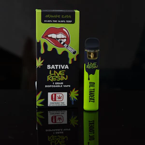 Oil Traderz - Orange Zoda (1g) Live Resin Disposable