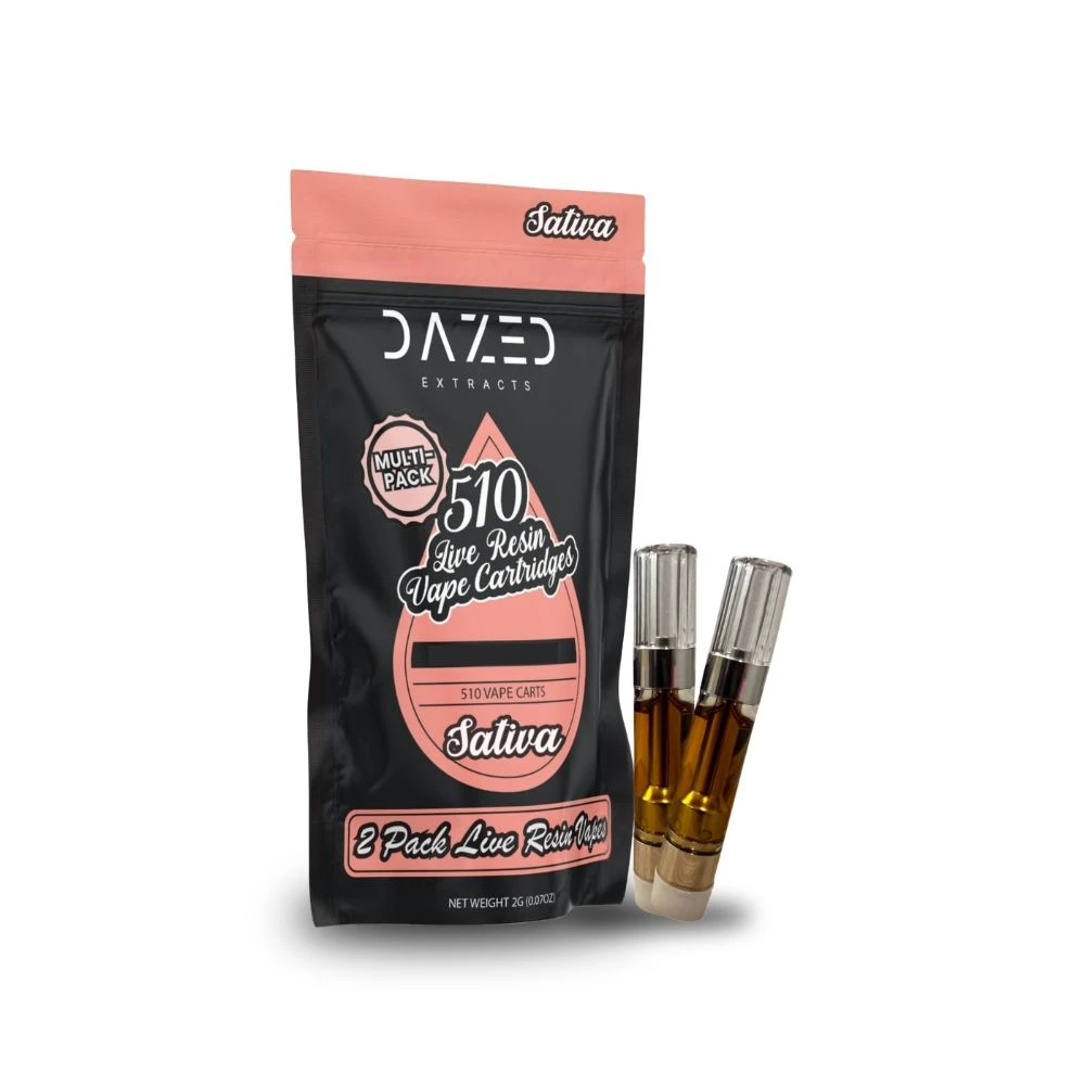 DAZED - Blue Dream 2pk Live Resin Cartridges (2g total/1g each) - DAZED Main Image