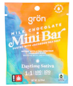 Gron 1:1 CBG Milk Chocolate Mini Bar 100mg