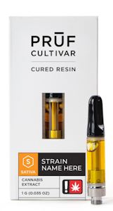 PRUF CULTIVAR - Pruf Cultivar Velvet Rain Cured Resin Cartridge 1g
