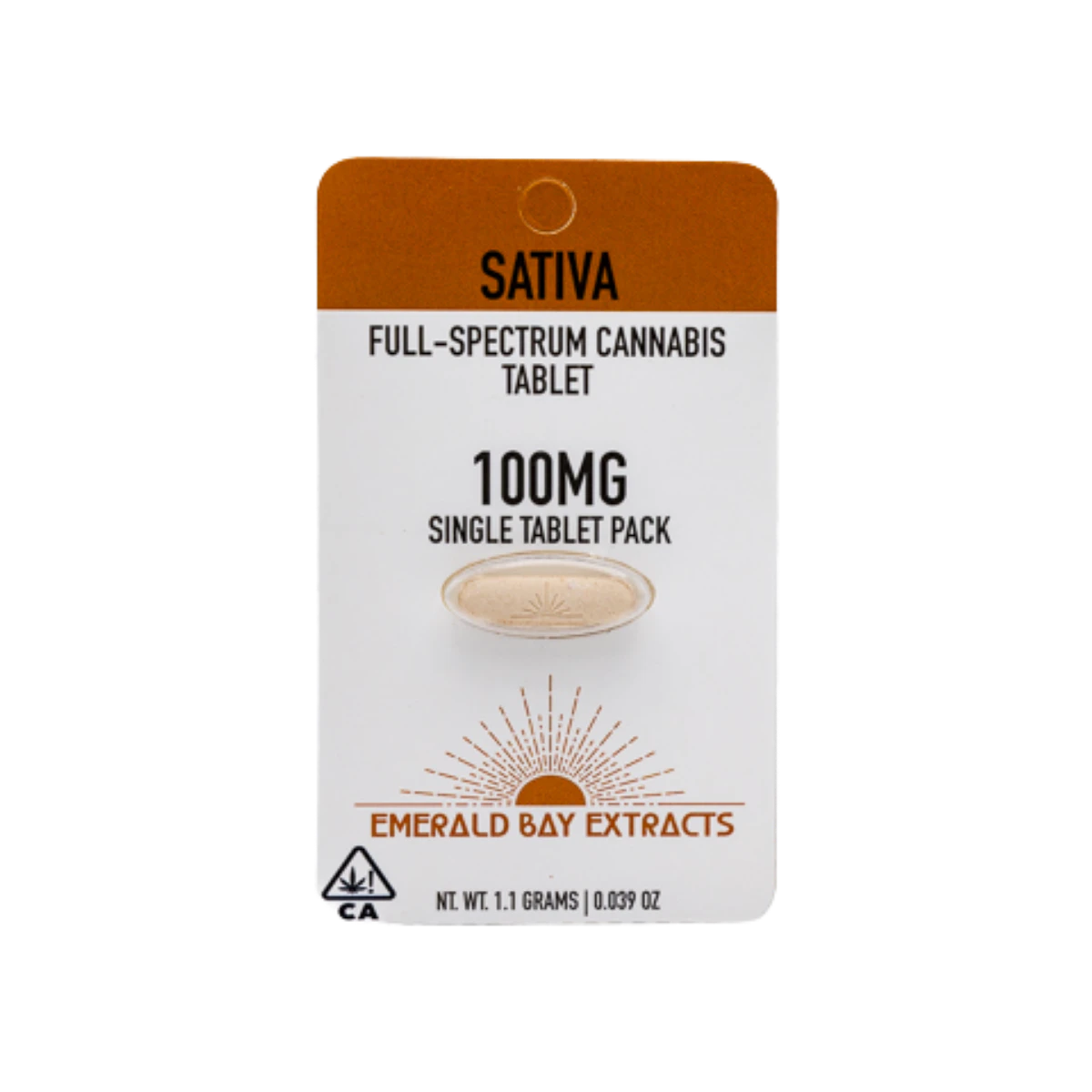 Emerald Bay Extracts - Bolinas (S) | 100mg 1pk RSO Tablets | Emerald Bay Extracts Main Image