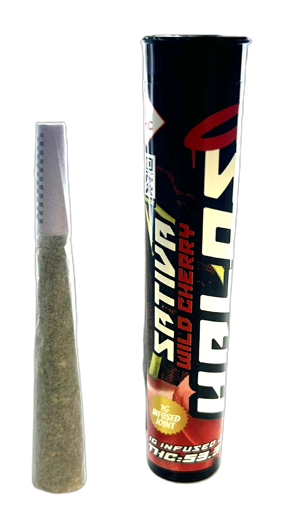 Halo - Wild Cherry (1G) | Infused Preroll | Sativa Main Image