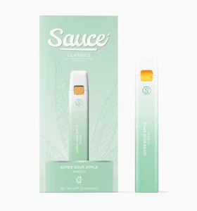 Sauce Extracts - Sauce Classics All-In-One Vape 1g Super Sour Apple