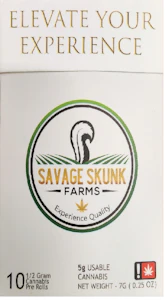 Savage Skunk Farms - Biscotti Pancakes, Pre-Roll, 10pk