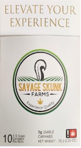 Savage Skunk Farms - Apple Slapz, Pre-Roll 10pk
