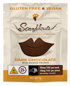 Dark Chocolate with Quinoa Crunch | Edible | 2pk/20mg (Scandalous)