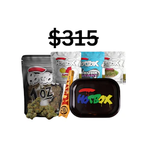 HOTBOX - Scotty's Mom Oz+Vapes BUNDLE  | 28g Flower + 3x Vapes | Hotbox