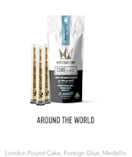 Around The World - (I/H/I) - Indoor - Multi Prerolls - 3pk - 3g