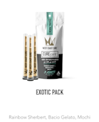 Exotic Pack - Indoor - Multi Prerolls - 3pk - 3g