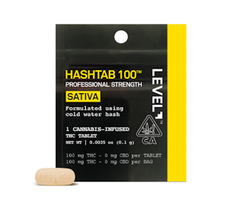 Level - Sativa | 100mg Tablet | Level Hashtab