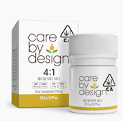 CBD 4:1 Caps 75MG (30 Count) - Care By Design