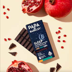 Papa & Barkley  - Pomegranate Dark Chocolate | 2CBD:4THC:1CBN Chocolate Bar | Papa & Barkley