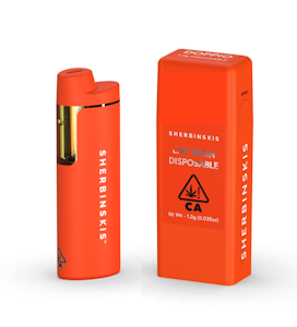 Sherbinskis - 1g Doppio Gelato 89% - Sherbinskis Live Resin Disposable 1g