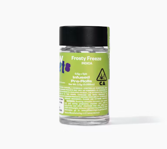 RNBW - Frosty Freeze (I) | 5pc Infused Preroll Pack | RNBW Lil' Rockets