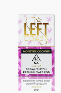 LEFT COAST EXTRACTS - Left Coast 0.5g POD - Monster Cookies 94%