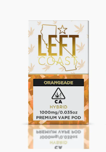 LEFT COAST EXTRACTS - Left Coast 1g POD - Orangeade 97%