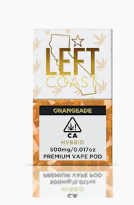 LEFT COAST EXTRACTS - Left Coast 0.5g POD - Orangeade 93%