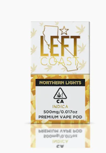 LEFT COAST EXTRACTS - Left Coast 0.5g POD - Northern Lights 94%