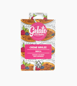 Gelato - Gelato Brand - Live Resin Cartridge 1g - Creme Brulee 91%