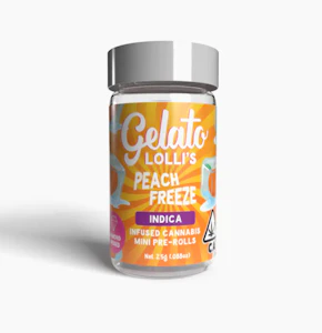 Gelato - Gelato Diamond Infused Preroll 5pk - Peach Freeze 37%