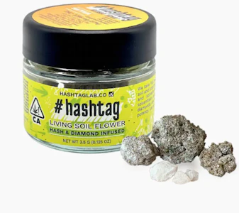 #HASHTAG - 3.5g Gelato Hi Octane x Rainbow Sherbet 57% - #hashtag Infused Hash Flower
