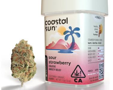 COASTAL SUN - Coastal Sun Greenhouse 3.5g - Sour Strawberry 28%