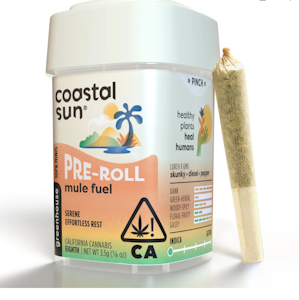 COASTAL SUN - Coastal Sun Prerolls 10pk 3.5g - Mule Fuel 31%