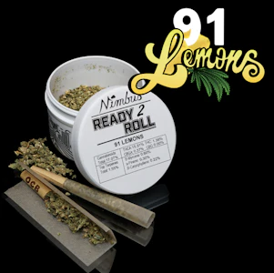 NIMBUS CANNABIS CO - 91 Lemons | Ready 2 Roll 14g | TAXES INCLUDED