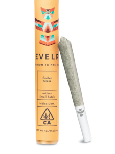 Reverly - Golden Oreoz 25% - Revelry Preroll 1g 2pk (0.5 each)