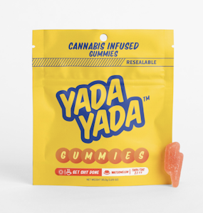 Yada Yada - Yada Yada Joyride Sour Watermelon Gummies - THCV:THC | 1:1