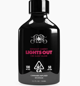 HEAVY HITTERS - Heavy Hitters Elixir - Midnight Cherry | Indica - Lights Out CBN Sleep Elixir