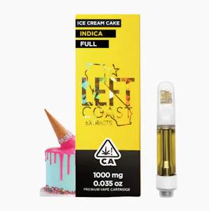 LEFT COAST EXTRACTS - Left Coast Cartridge 1g - Ice Cream Cake 94%