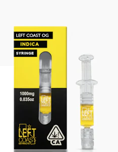 LEFT COAST EXTRACTS - Left Coast Syringe 1g - Left Coast OG 90%