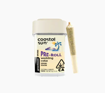 COASTAL SUN - Coastal Sun Prerolls 10pk 3.5g - Wedding Cake 27%