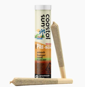 Coastal Sun - Coastal Sun Infused Prerolls 2pk 1.5g - Smash Burger 57%