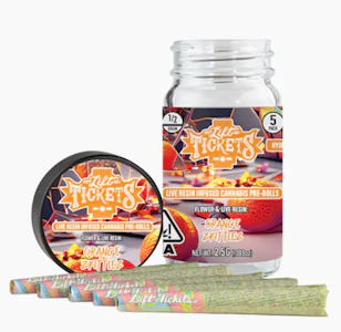 Lift Tickets - Lift Tickets 5pk Prerolls - Orange Zkittlez 32%
