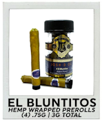 El Bluntitos - Gorilla Glue - 3g (4pc x .75g)