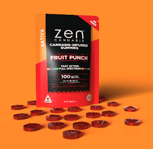 ZEN CANNABIS - Indica Fruit Punch | 100mg | TAXES INCLUDED