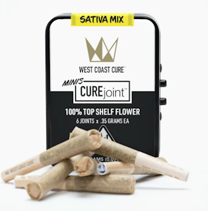 WEST COAST CURE - WCC 6pk Prerolls 2.1g - Sativa Mix 19-25%