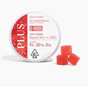 PLUS Gummies - Relief - Tart Cherry 20:1 + CBG