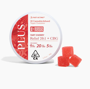 PLUS Gummies - PLUS Gummies - Relief - Tart Cherry 20:1 + CBG