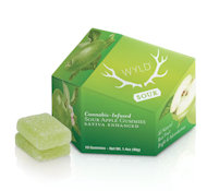 WYLD - Sour Apple Gummies - 10 Pack