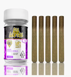 LEFT COAST EXTRACTS - Lil Lefty's Infused Blunts 5pk - Monster Cookies 31%