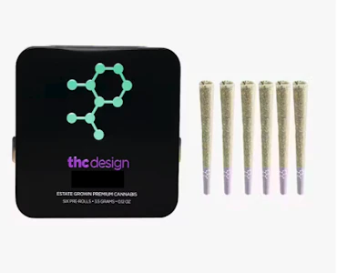 THC Design - THC Design Preroll 6pk - Tropic Thunder 22%