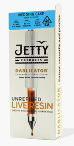 Jetty - Jetty Unrefined Live Resin Dablicator 1g - Wedding Cake 80%