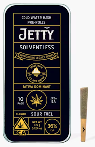 Jetty - Jetty Solventless Prerolls 10pk 3.5g - Sour Fuel 35%