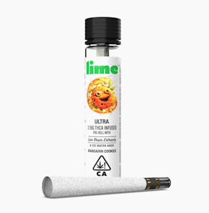Lime - Lime Diamond Infused Preroll 2.15g - Mandarin Cookies 43%