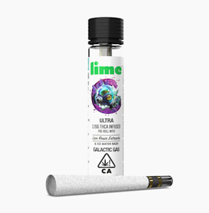Lime - Lime Diamond Infused Preroll 2.15g - Galactic Gas 43%