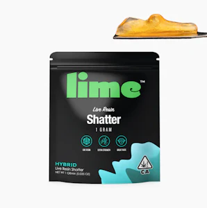 Lime - Lime Live Resin - Shatter - Maltese Orange 86%
