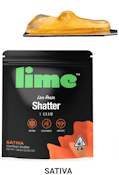 Lime Live Resin - Shatter - Tropical Thunder 85%